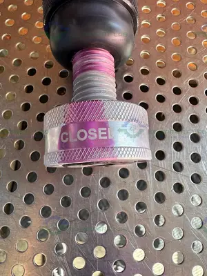 Used CHEMGLASS CG-1968-GL-240 ZERO DEAD SPACE VALVE 2" BEADED PIPE TORQUE KNOB Glassware - Other California US | Equipment Lab #1411866