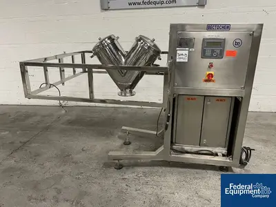 USED Bectochem 1 Cu Ft Bectochem V Blender, S/S