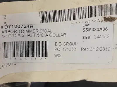 USED BID GROUP D7120724A