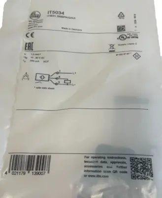 NEW IFM EFECTOR ITB315BBPKG/AS-IT5034 INDUCTIVE SENSOR ITB315BBPKGASIT5034