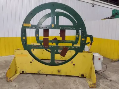 11,600 LBS RIMCO MODEL #R5-2450 ROTATOR POWERED I-BEAM ROLLOVER / ROTATOR MACHINE: STOCK #23597