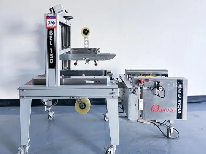 Used WEXXAR BELCOR INDUSTRIES BOX TAPER MDL 150-093219 WITH SNAP FOLDER _UNKNOWN_ Case Sealers | Save on Equipment #420576