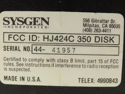 Used SYSGEN _UNKNOWN_ Robot Parts Indiana US | Arrow Industrial #1408301