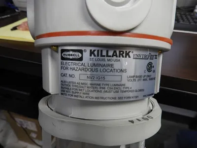 New | in-Stock Killark New Killark Commercial industrial Retail Caged Incandescent Light Fixture Lighting Illinois US | Falcon Restaurant Supply #1376389