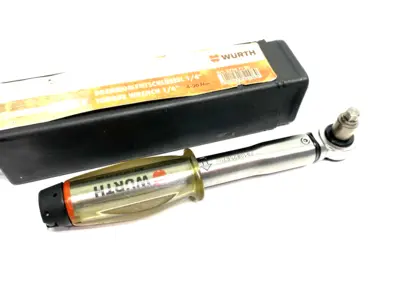 USED WÜRTH TORQUE WRENCH 1/4" 4-20NM, REVERSIBLE RATCHET, 0714720020