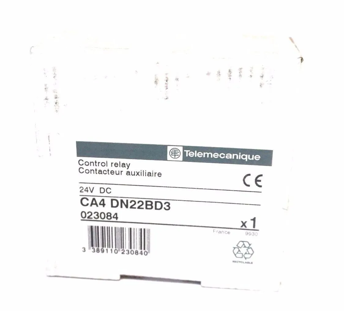 NEW TELEMECANIQUE CA4DN22BD3 CONTROL RELAY
