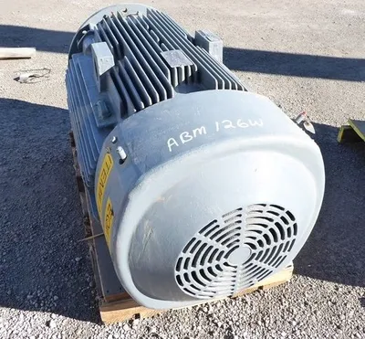 General Electric 200 HP Electric Motor Frame 449TSD 1800 RPM 4160 Volt Rebuilt