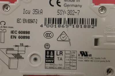 USED Siemens 5SY4302-7
