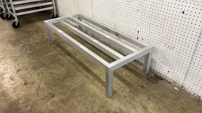 Used Falcon Restaurant Supply, Inc. Used 48" x 20" x 12" Aluminum Dunnage Rack - STS Racks/Shelving Illinois US | Falcon Restaurant Supply #1373574