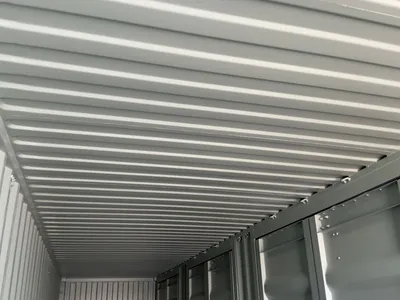 2026 40’L x 8’W x 9’ 6”T High Cube Shipping/Ground Container, swing doors on one end and four sets o...