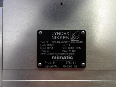 Lyndex CAT50 ER32 Right Angle Head C50 RAM-ER32-180-110TP (LOC401)
