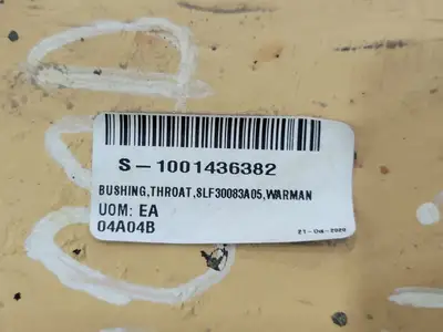 USED WARMAN SLF30083A05