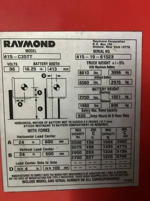Used 2019 RAYMOND 415C35TT Reach Trucks Illinois US | Somerset Equipment Sales #1546137