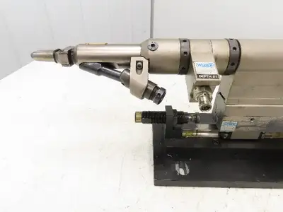 Weber Pneumatic Automatic Feed Screwdriving System 60mm Stroke Screwdriver