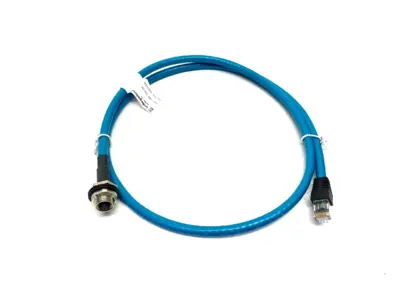 USED LUMBERG ETHERNET CORDSET M12 8-PIN TO RJ45
