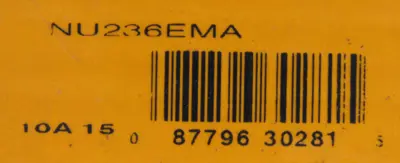 NEW TIMKEN NU236EMA CYLINDRICAL ROLLER BEARING