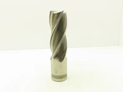 Putnam Tool PLAC-565-4 4 Flute Coarse Rough Single End Mill 2.5" Dia x 6" Flute