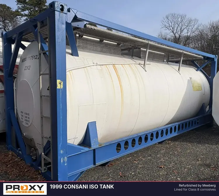 Used 1999 CONSANI ISO TANK Tanker Trailers New Jersey US | Proxy Equipment #1381424