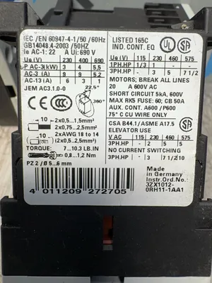 Siemens 3RT1016-1BB41 Electrical/PLC/Automation | ESS Industrial Equipment Sales (7)