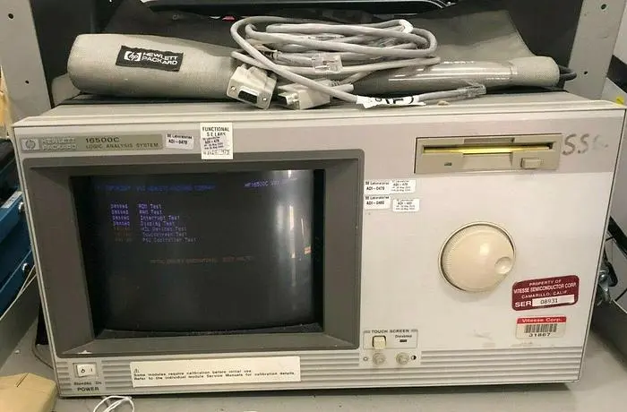 HEWLETT PACKARD 16500C LOGIC ANALYSIS SYSTEM