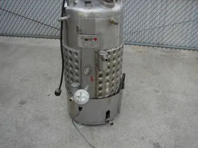 SPC4821  Reactor 50 gallon Alloy Crafts chemical reactor, 50 psi internal, 125 psi jacket, 3/4 hp agitator