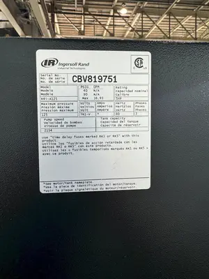 USED INGERSOLL-RAND R4I-125