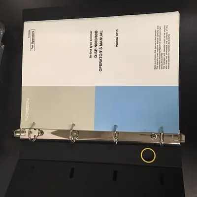 IN-LINE TYPE SPINNER D-SPIN80B MANUALS