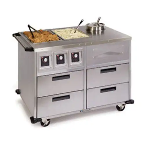 Lakeside 6745 46" Hot Food Table w/ (2) Wells & (1) Soup Well, 220v/1ph