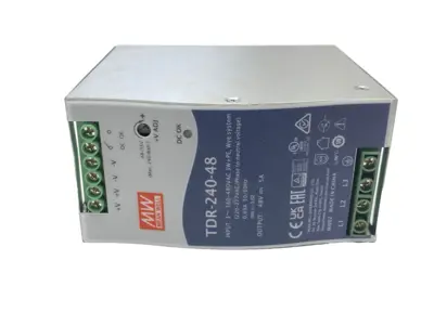 New | in-Stock MEAN WELL Industrial DIN Rail Power Supply 3-Phase 5A 48V 240W DIN Rail Power Supplies Michigan US | Maverick Industrial Sales #1391521
