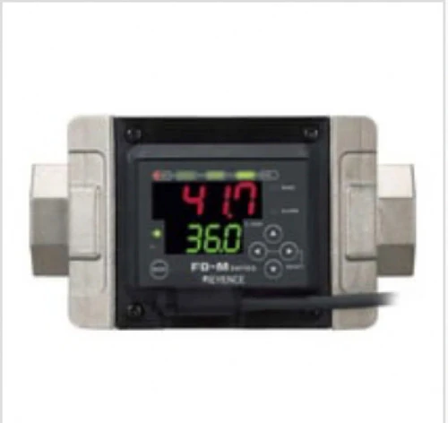 Keyence FD-MZ50AYKP Electromagnetic Flow Sensor, Main, Landscape, 50 L/min, PNP [New]