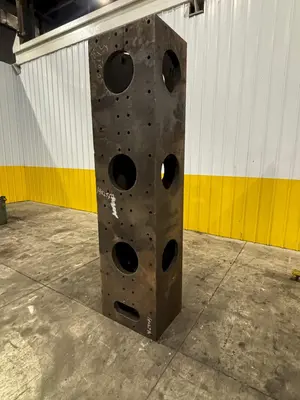 25" X 19" X 99" STEEL BOX TABLE: YOBRO #24071