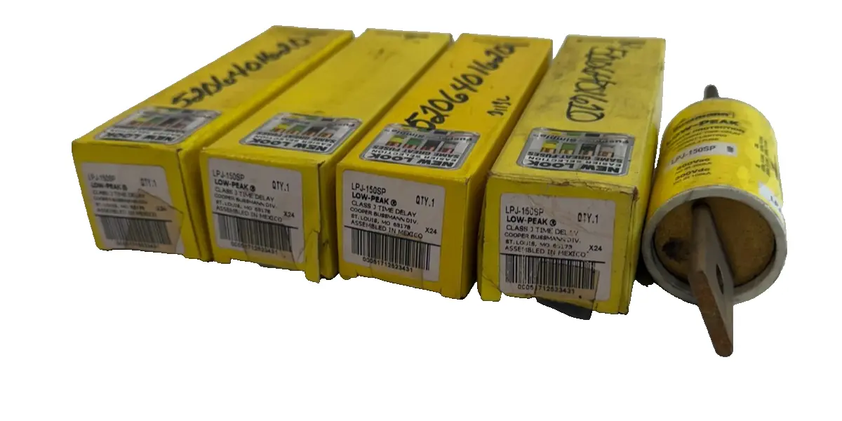 NEW LOT OF 4 BUSSMANN LPJ-150SP TIME DELAY FUSES LPJ150SP