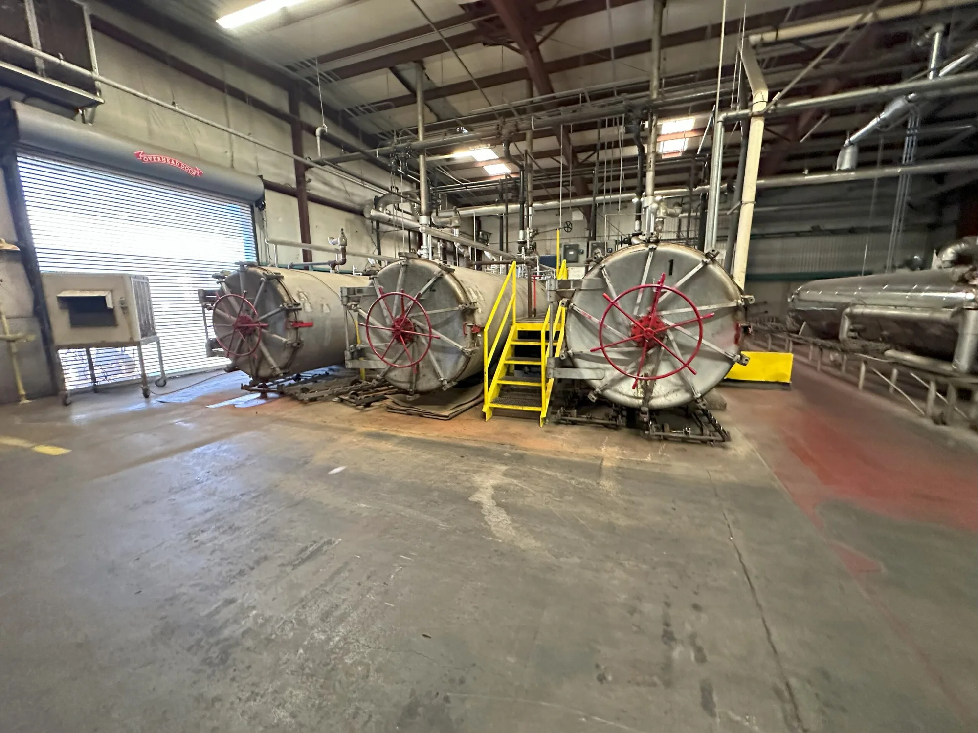 USED 1968 REID BOILER WORKS 60”X 40’ LONG DOUBLE DOOR