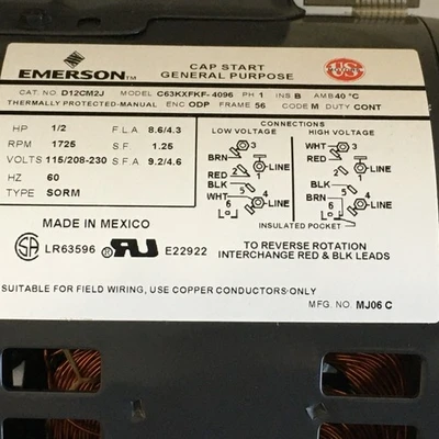 NEW Emerson D12CM2J