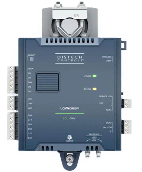 Distech CDIL-VAXX-00 ECL-VAV 12-Point LonMark Single Duct VAV/VVT Controller [Refurbished]