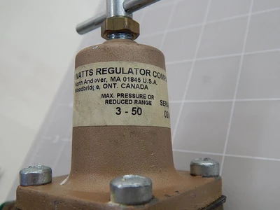 Used WATTS REGULATOR _UNKNOWN_ Parts (Hydraulics and Pneumatics) | OCO Industrial #1585242