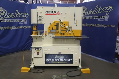 Used GEKA HYD 100 Ironworkers California US | Sterling Machinery Exchange #1466791