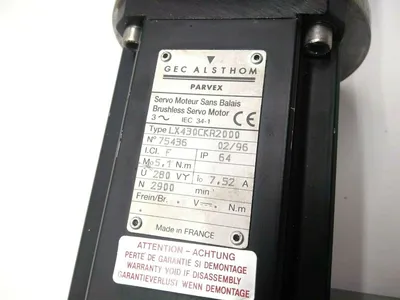 USED GEC ALSTHOM PARVEX BRUSHLESS SERVO MOTOR