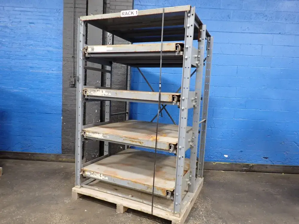 6 Shelves (48" X 48") Pull-out Storage Rack