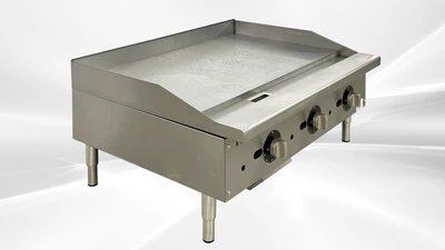 171-0463 36" 3 Burner Natural Gas Heavy Duty Griddle