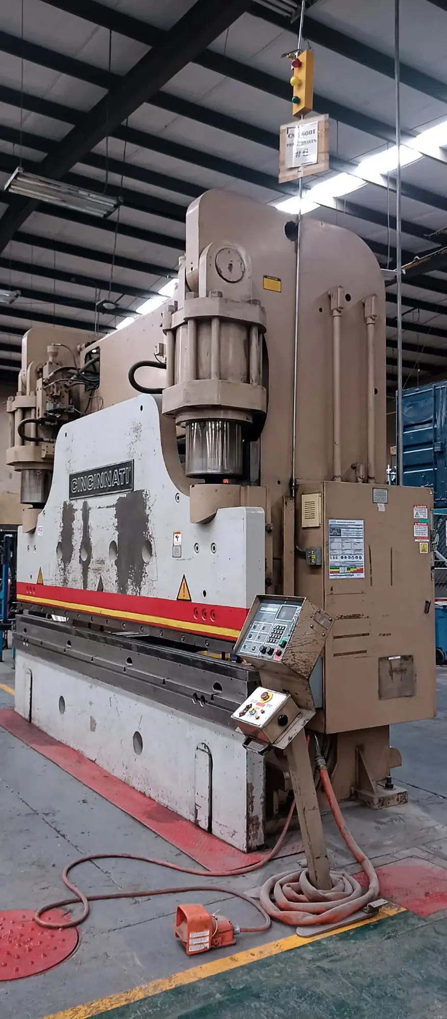 Used 1998 Cincinnati 600 FMII x 10 Press Brakes Illinois US | Machine Tool Bids #1368381