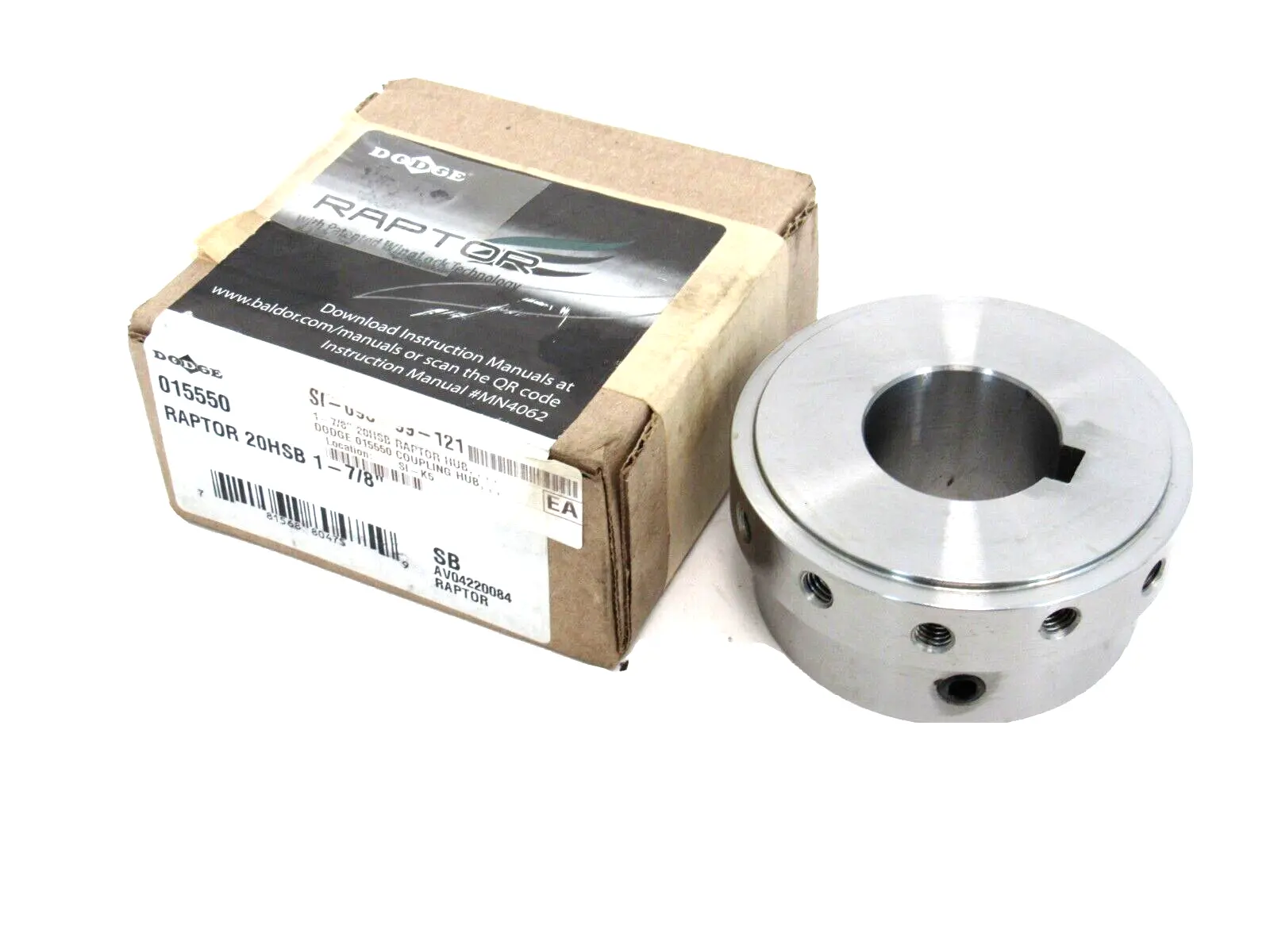 NEW DODGE 015550 RAPTOR HUB 20HSB 1-7/8"