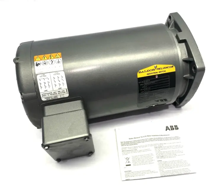 Used ABB, Baldor-Reliance Electric Motor 3-Phase 1.5HP 3450rpm 35E6221M764G1 A.C. Motors Michigan US | Maverick Industrial Sales #1391648