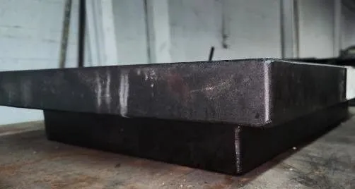 USED 18 " x 24" x 4" GRANITE SURFACE PLATE 4- LEDGE