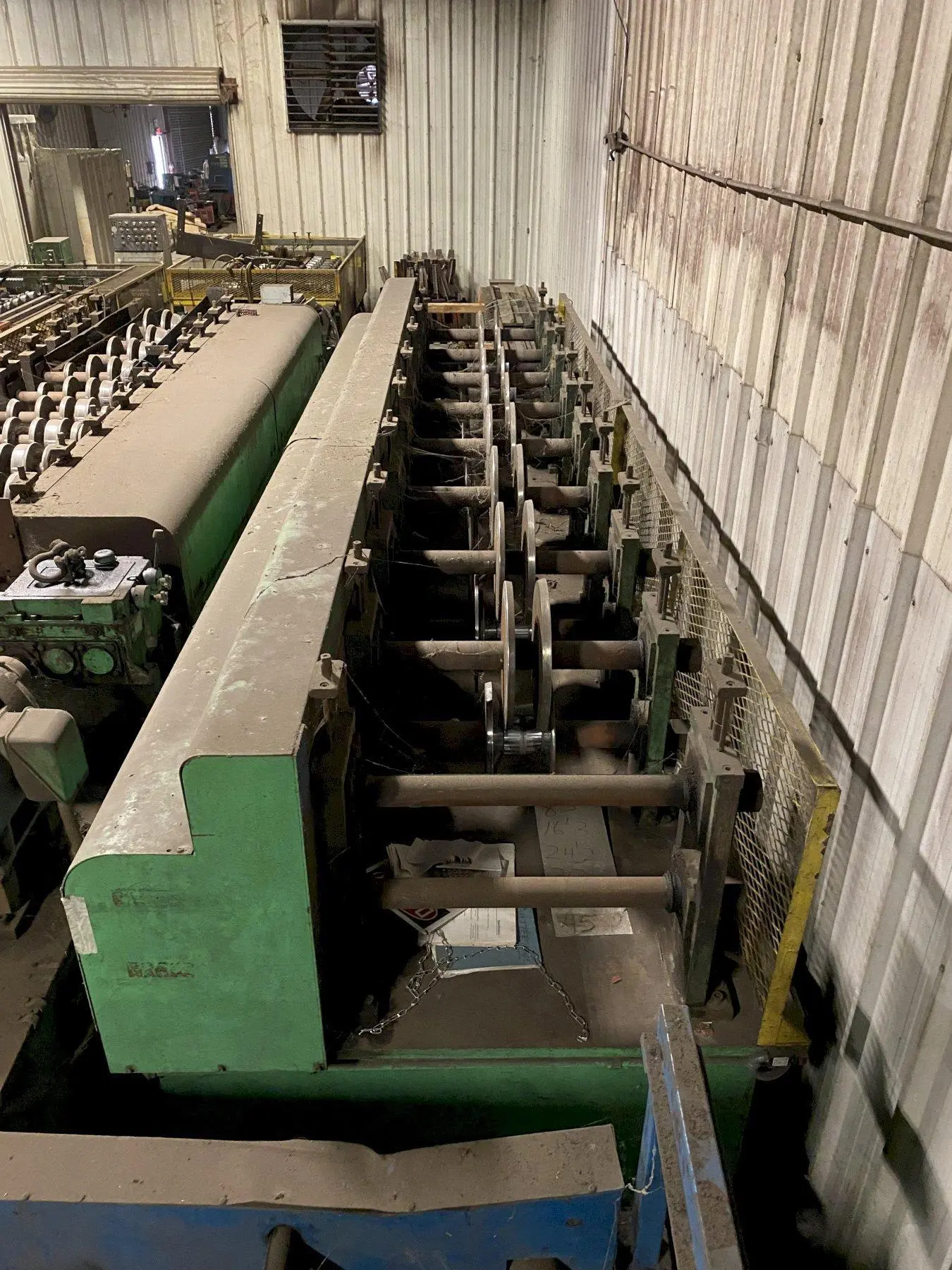 20 STAND X 2.5" ARBOR X 30" PEARSON RAKE & GUTTER ROLLFORMER. STOCK # 0733022