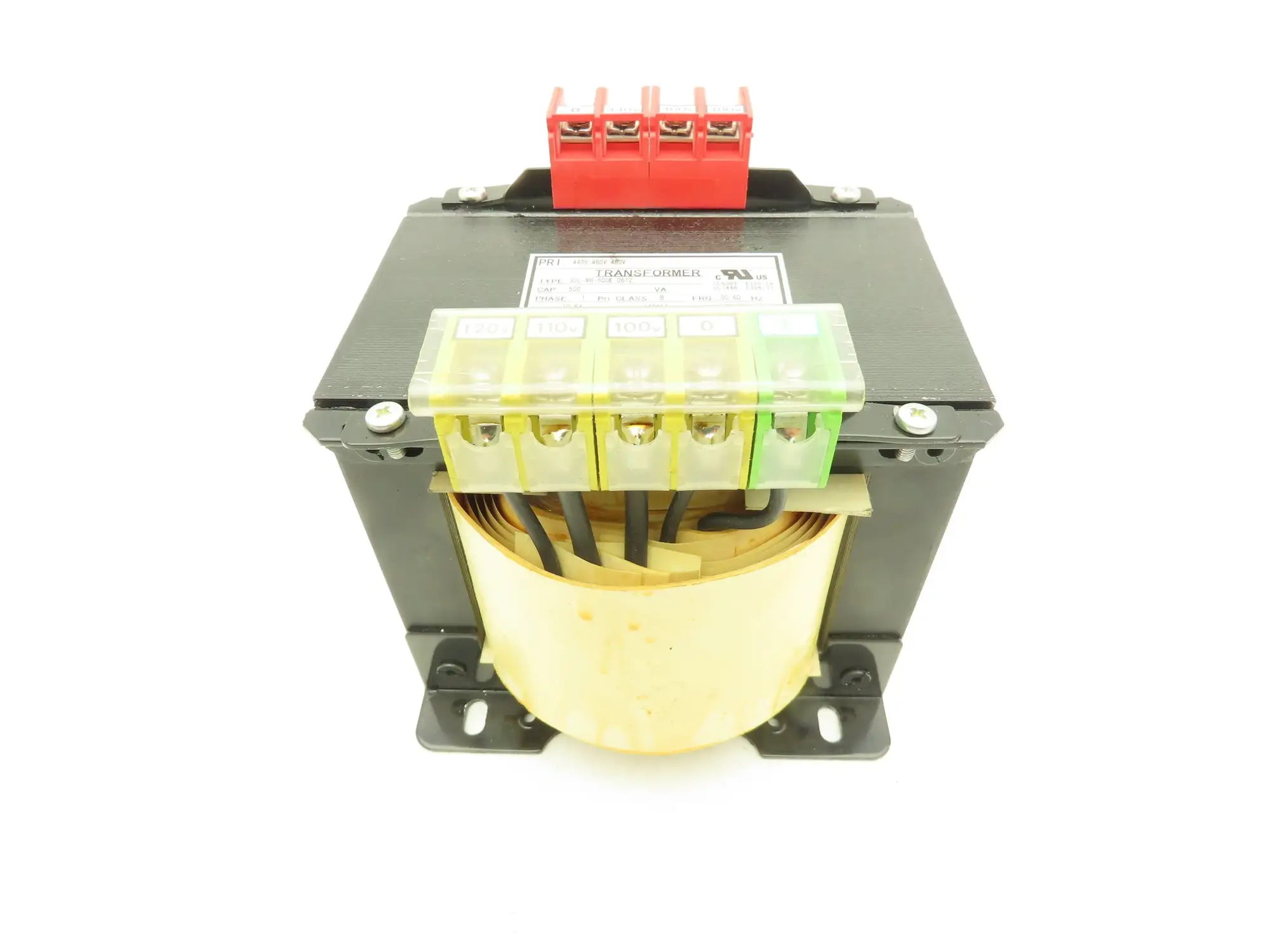 Swallow Step-Down Power Transformer 500VA Pri 440-460-480V Sec 100-110-120V 1Ph