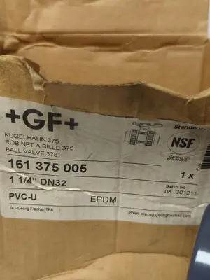 New | in-Stock GEORGE FISCHER 1-1/4" DN32 Pump & Valve Parts Ohio US | Surplus Asset Holdings #1237255