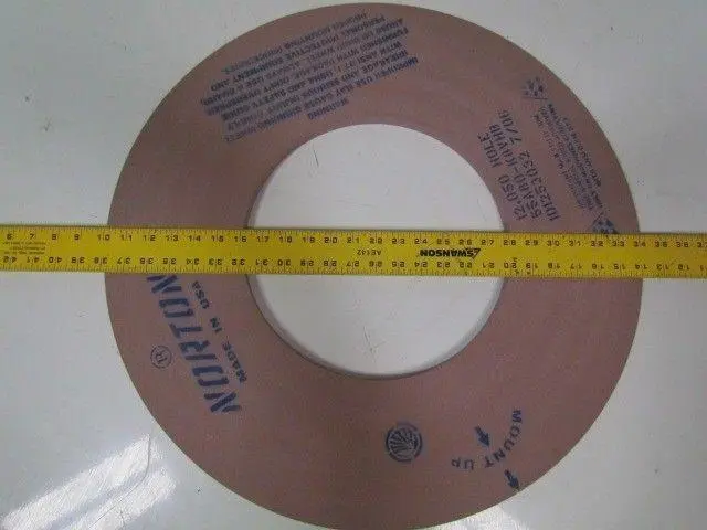 Norton 55A80-K8VHB Grinding Wheel 24"X.750 X 12.050 Hole. 80Grit Max 1910 RPM