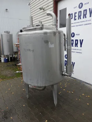 1200 l Used vertical stainless steel storage tank