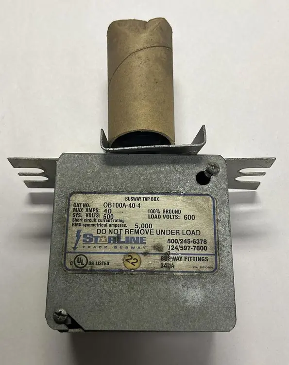 New | in-Stock STARLINE OB100A-40-4 Miscellaneous Equipment (Electrical & Power) | Surplus Asset Holdings #1198469